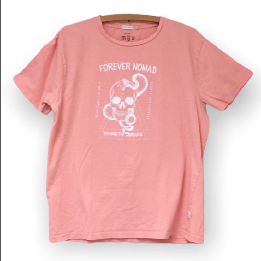 MUV Forever Nomad peach soft tee shirt size L EUC